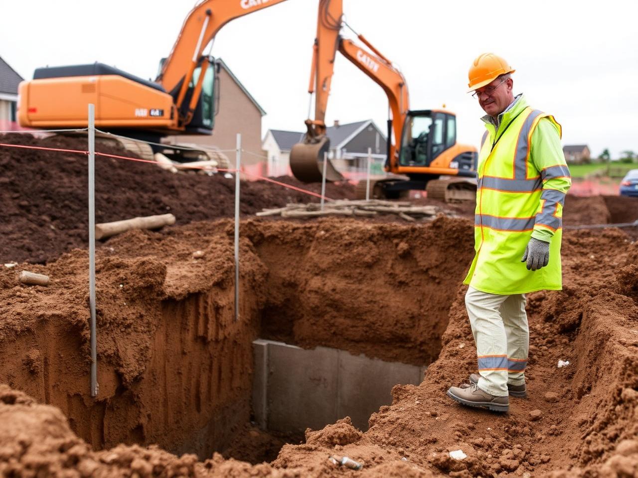Developer site landscaping